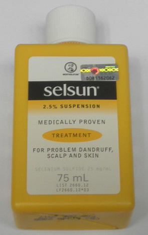 SELSUN 2.5% 75ml đặc trị các thể nấm da đầu, viêm chân tóc trị hết gầu 100%